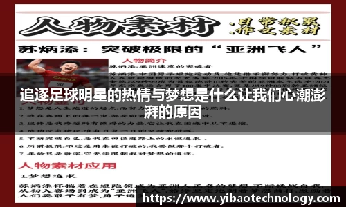 追逐足球明星的热情与梦想是什么让我们心潮澎湃的原因